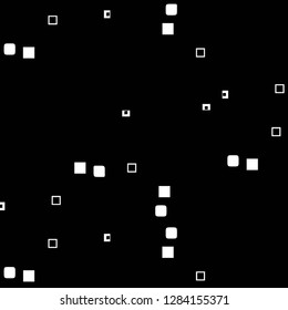 Simple black and white vector illustration. Abstract geometric background pattern