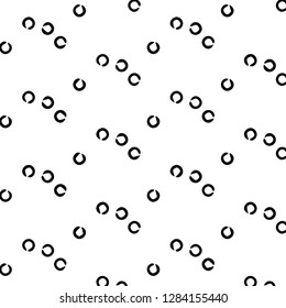 Simple black and white vector illustration. Abstract geometric background pattern