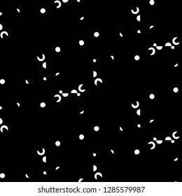 Simple black and white vector illustration. Abstract geometric background pattern