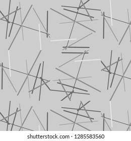 Simple black and white vector illustration. Abstract geometric background pattern