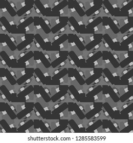 Simple black and white vector illustration. Abstract geometric background pattern