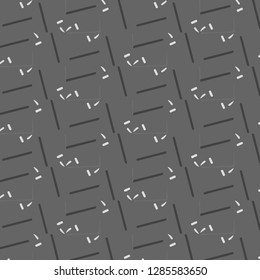 Simple black and white vector illustration. Abstract geometric background pattern