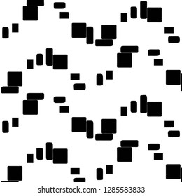 Simple black and white vector illustration. Abstract geometric background pattern
