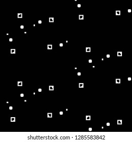 Simple black and white vector illustration. Abstract geometric background pattern
