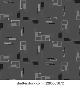 Simple black and white vector illustration. Abstract geometric background pattern
