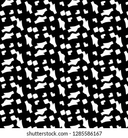 Simple black and white vector illustration. Abstract geometric background pattern