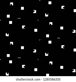 Simple black and white vector illustration. Abstract geometric background pattern