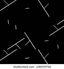 Simple black and white vector illustration. Abstract geometric background pattern