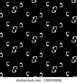 Simple black and white vector illustration. Abstract geometric background pattern