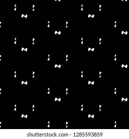 Simple black and white vector illustration. Abstract geometric background pattern
