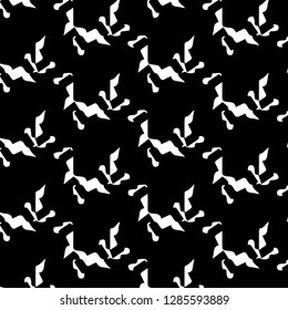 Simple black and white vector illustration. Abstract geometric background pattern