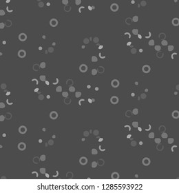 Simple black and white vector illustration. Abstract geometric background pattern
