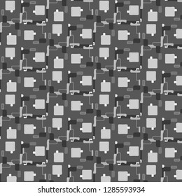 Simple black and white vector illustration. Abstract geometric background pattern