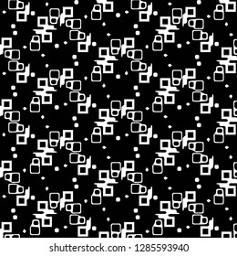 Simple black and white vector illustration. Abstract geometric background pattern