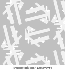 Simple black and white vector illustration. Abstract geometric background pattern