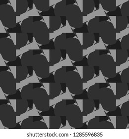 Simple black and white vector illustration. Abstract geometric background pattern
