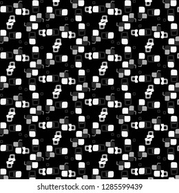 Simple black and white vector illustration. Abstract geometric background pattern