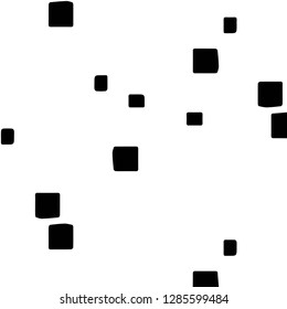 Simple black and white vector illustration. Abstract geometric background pattern
