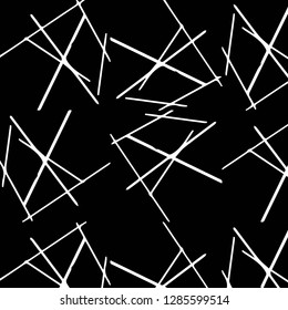 Simple black and white vector illustration. Abstract geometric background pattern