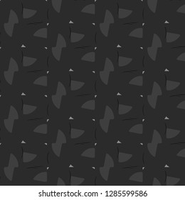 Simple black and white vector illustration. Abstract geometric background pattern