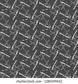 Simple black and white vector illustration. Abstract geometric background pattern