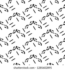 Simple black and white vector illustration. Abstract geometric background pattern