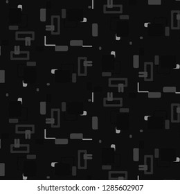 Simple black and white vector illustration. Abstract geometric background pattern