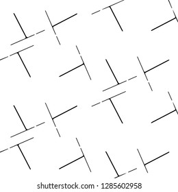Simple black and white vector illustration. Abstract geometric background pattern