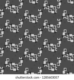 Simple black and white vector illustration. Abstract geometric background pattern