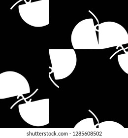 Simple black and white vector illustration. Abstract geometric background pattern