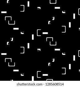 Simple black and white vector illustration. Abstract geometric background pattern