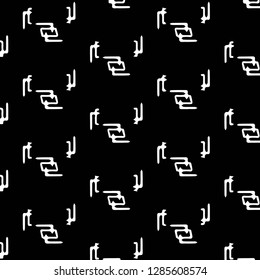Simple black and white vector illustration. Abstract geometric background pattern
