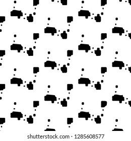 Simple black and white vector illustration. Abstract geometric background pattern