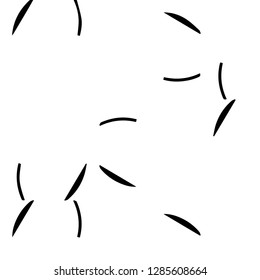 Simple black and white vector illustration. Abstract geometric background pattern