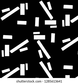 Simple black and white vector illustration. Abstract geometric background pattern