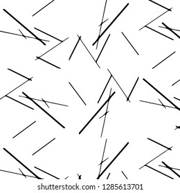 Simple black and white vector illustration. Abstract geometric background pattern