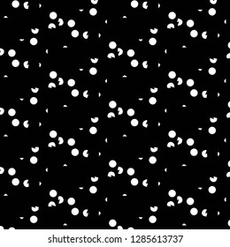 Simple black and white vector illustration. Abstract geometric background pattern