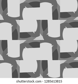 Simple black and white vector illustration. Abstract geometric background pattern