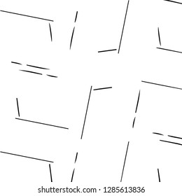 Simple black and white vector illustration. Abstract geometric background pattern