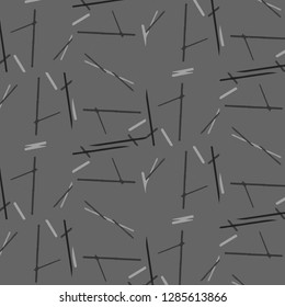 Simple black and white vector illustration. Abstract geometric background pattern