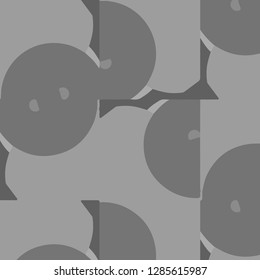 Simple black and white vector illustration. Abstract geometric background pattern