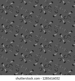 Simple black and white vector illustration. Abstract geometric background pattern