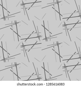 Simple black and white vector illustration. Abstract geometric background pattern