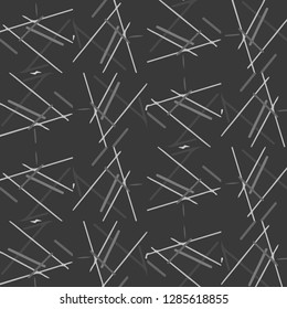 Simple black and white vector illustration. Abstract geometric background pattern
