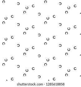 Simple black and white vector illustration. Abstract geometric background pattern
