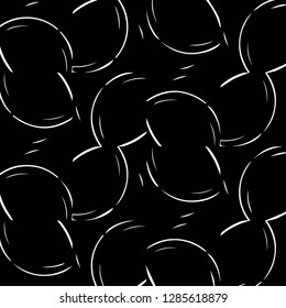 Simple black and white vector illustration. Abstract geometric background pattern
