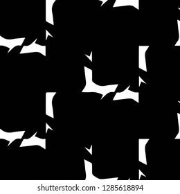 Simple black and white vector illustration. Abstract geometric background pattern
