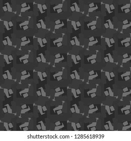 Simple black and white vector illustration. Abstract geometric background pattern
