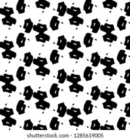 Simple black and white vector illustration. Abstract geometric background pattern
