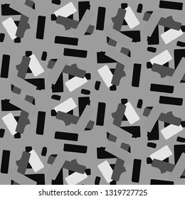 Simple black and white vector illustration. Abstract geometric background pattern